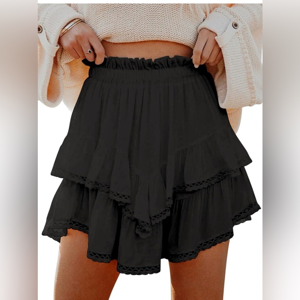 NWOT Flowy Boho Skort